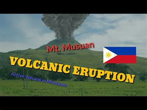 mount calayo|Musuan Volcano Earthquakes: Latest Quakes Past .